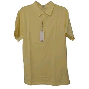 Swet Tailor Mens Swet Polo Shirt Golf Athletic Casual NWT Sz XL Light Yellow